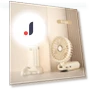 Mini Portable Fan with Smart LED Digital Display — Portable Cooling Solutions, Factory Discount Outlet