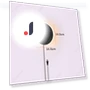 Simple LED Touch Dimming Wall Light with US Plug — Wall Lighting, Binchi Lighting Appliances