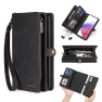 Detachable Magnetic Cover Zipper Wallet PU Leather Phone Case — Flip Cases, Smartwatch 2025