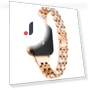Metal Band Rhinestone Decorated Smart Watch Wrist Strap — Bands, Smartwatch 2025