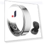 Smart Ring Waterproof Fitness Tracker with Charging Case — Wearable Accessories, Seahorse Home