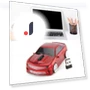 Sport Car Shaped Wireless Computer Mouse — Mouse Pads, DIYelecs