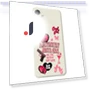 Case Pink Elements Pattern Printing Straight Edge TPU Phone Back Cover — Back Covers, Smartwatch 2025