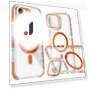 MagSafe TPU Acrylic Clear Phone Cover with Lens Cover Kickstand — Phone Accessories, Smartwatch 2025