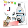 Panoramic Camera with Bulb — Security Cameras, Marathon
