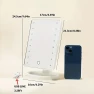 Square Makeup Mirror with LED Lighting — Compact & Travel, Makeup Kits