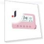 Glowing Digital Alarm Clock — Alarms & Clocks, Factory Discount Outlet
