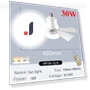 LED Ceiling Fan with Remote Dimming — Ceiling Fans, OuuZuu
