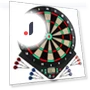 Electronic Dartboard Target — Darts, SAMURAI STYLE