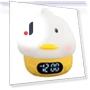 Rechargeable Colorful Silicone Touch Night Light with Timer and 2 Alarms — Night Lights, GoolRC