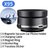 Folding Magnetic Electric Vacuum Car Phone Holder — Dashboard Installation Kits, Auto Parts Decorate