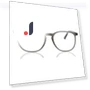 Oval Rimmed Gray Glasses — Smart Glasses, SmartBuy Collection