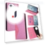 Wave Shape RFID Blocking PU Leather Wallet Stand Phone Cover — Phone Accessories, Smartwatch 2025