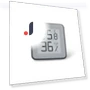 E-ink Smart Thermometer Hygrometer — Home Climate Control, Xiaomi
