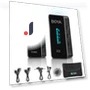 Mini Wireless Lavalier Microphone System with OLED Screen — Wireless Systems, Boya