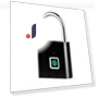 Smart Fingerprint Padlock — Biometric Security, Meterk