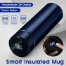 Smart Stainless Steel Thermos with LCD Display — Instant-Read, A qi