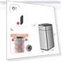 Smart Stainless Steel Trash Bin — Kitchen Cans, QIANBAIDI