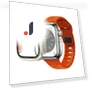 Silicone Band with Protective Case — Smartwatch Accessories, Huaqiang Technology