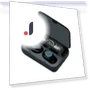 Bluetooth Headset with Dual Earbuds and Large Screen — In-Ear Headphones, Junmaocun