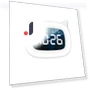 Rechargeable Digital Alarm Clock with Night Light — Alarms & Clocks, Happypilot