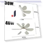 Small LED Ceiling Fan — Ceiling Fan Lighting Solutions, JM ZH
