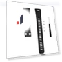 Fashionable Sports Bracelet with Silicone Strap — Wearable Accessories, Glasses