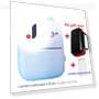 Portable Thermal Printer with PU Bag — Printer Parts, KGG Kids Smart Watch