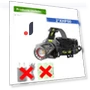LED Touch Flashlight XHP50 — Flashlights, Factory Discount Outlet