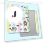 Smart Case with Cute Pudding Dog Design — Protective Cases, Joyway