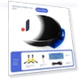 Intelligent Sweeping Robot — Smart Cleaning Robots, Winter Gloves
