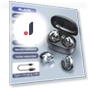 True Bone Conduction Bluetooth Earrings-Clip Earbuds — In-Ear Headphones, Junmaocun
