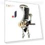 Vintage Robot Microphone Night Light — Creative Lighting Solutions, Daydreamer