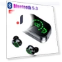 Wireless Earbuds with LED Display — Wearable Accessories, Junmaocun