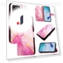 Case with Strap Marble Pattern Leather Phone Cover Card Holder — Basic Cases, Smartwatch 2025
