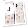 RFID Blocking Flower Leather Phone Cover with Wrist Strap — Bumpers, Smartwatch 2025