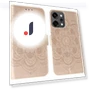 Rhinestone Decor PU Leather Mandala Imprinted Design Phone Cover with Wrist Strap — Phone Accessories, Smartwatch 2025