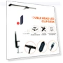 Double LED Desk Lamp with Clamp — Study & Desk Lighting, Homedepot