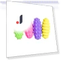 Elliptical Silicone Touch Magnetic Ball — Blocks, Hong Hollyland