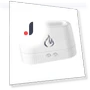 Portable Air Humidifier with Auto Shut-off and LED Flame Diffuser — Air Moisturizers, Luminaire Lighting Mall