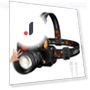Rechargeable Touch Sensor Headlamp — Portable Flashlights, LIUXING Fire Portable Lighting