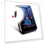 Bluetooth MP4 Player with Touch Screen — Portable Media Players, Stone Home