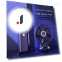 Portable USB Charging Fan with Digital Display — Portable Cooling Solutions, Bling Bling Goods