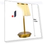 Vintage Fabric Touch Switch Table Lamp — Lighting, Super Star Mall