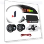 4 Sensors Buzzer Distance Monitor Reverse Backup Radar LCD Display Car Parking Sensor Kit — Rearview Safety Systems, Build My Home