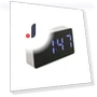 LED Mirror Alarm Clock — Clocks, Comfort Homeware