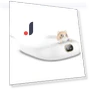 Smart Cat-Shaped Thermoplastic Plate — Beverage Warmers, Vinde Home