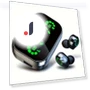 Wireless Earbuds with Digital Display — In-Ear Headphones, ZIDLI