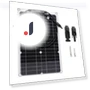 Flexible Solar Panel with Power Bank — Solar Chargers, Stone Home