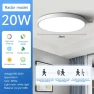 LED Ceiling Light with Motion Sensor — Overhead Lighting, Rainbow Rain